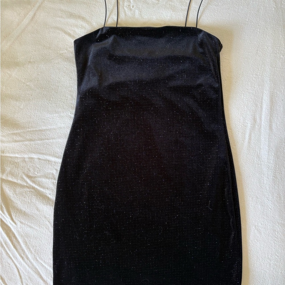 Papermoon Black Strapless Dress